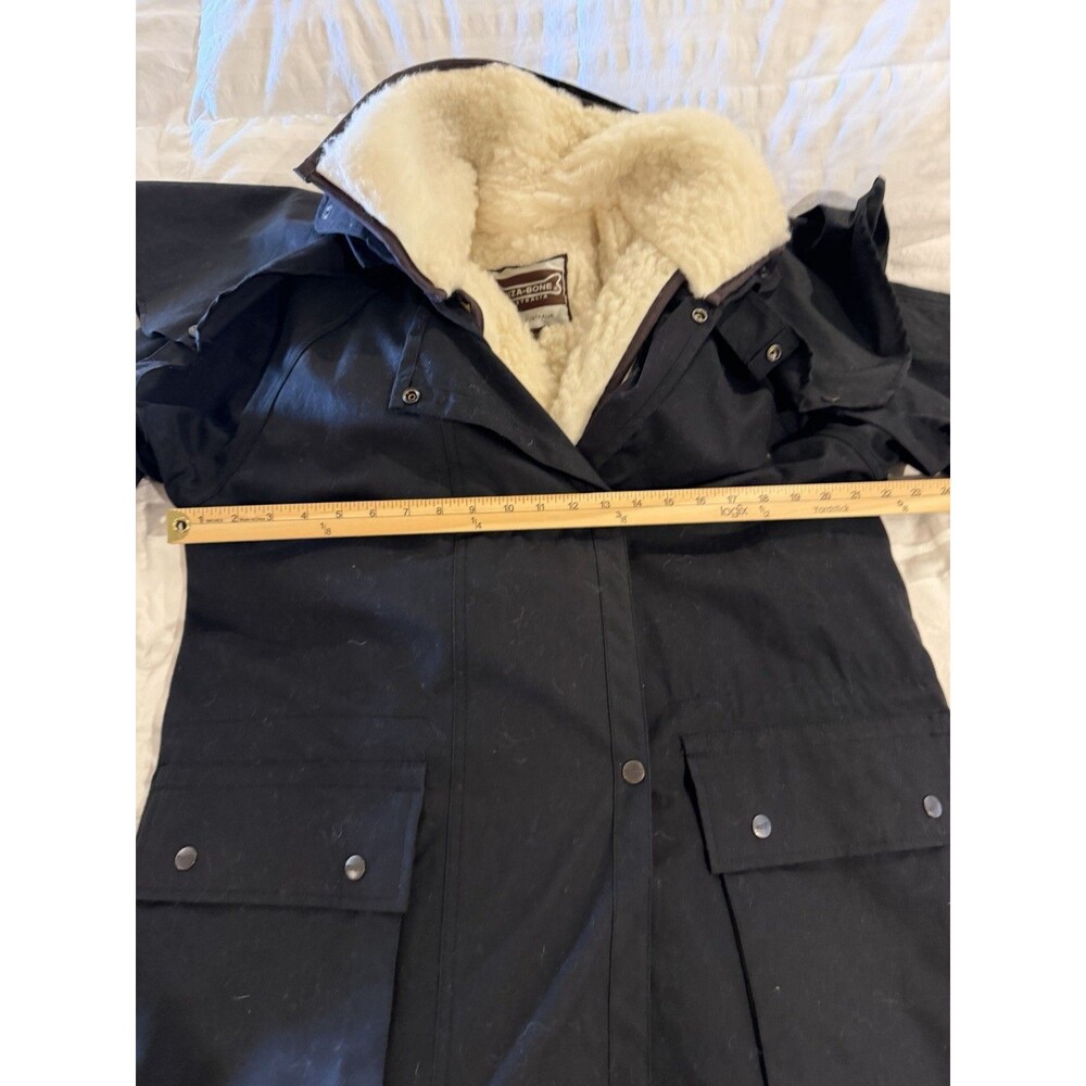 Driza-Bone Australia Outback Trail Fox Fire Coat Black Sherpa Lined Vest Mens M - Picture 13 of 16